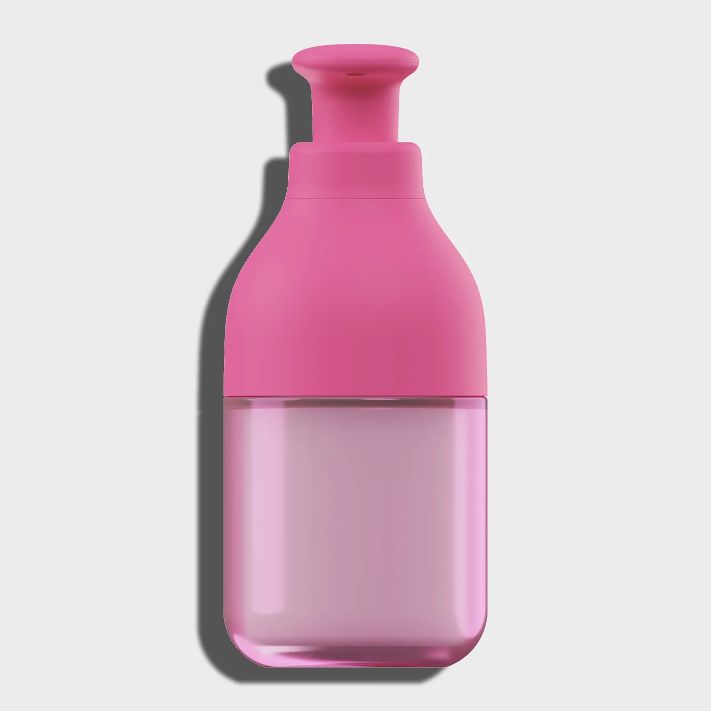 Hot Pink Body Wash Bottle - Image 2