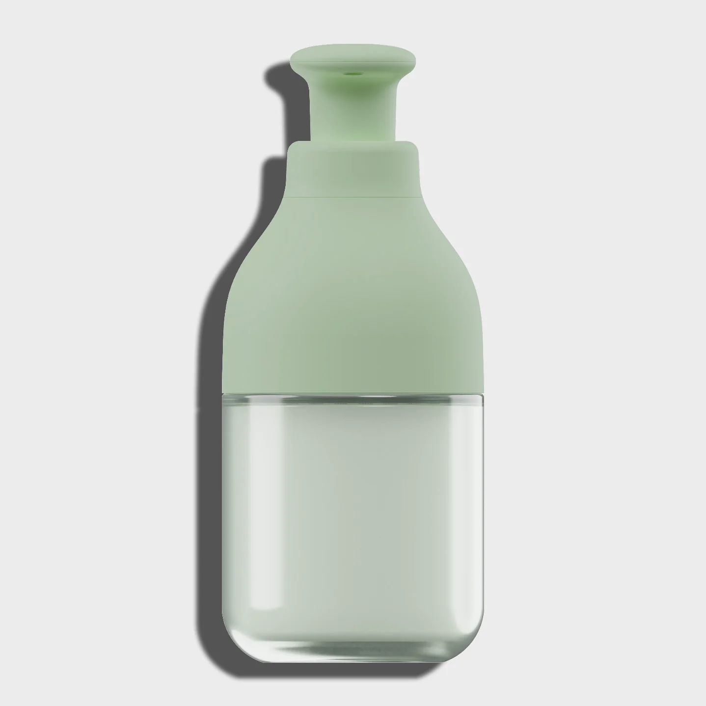 Mint Green Body Wash Bottle - Image 2