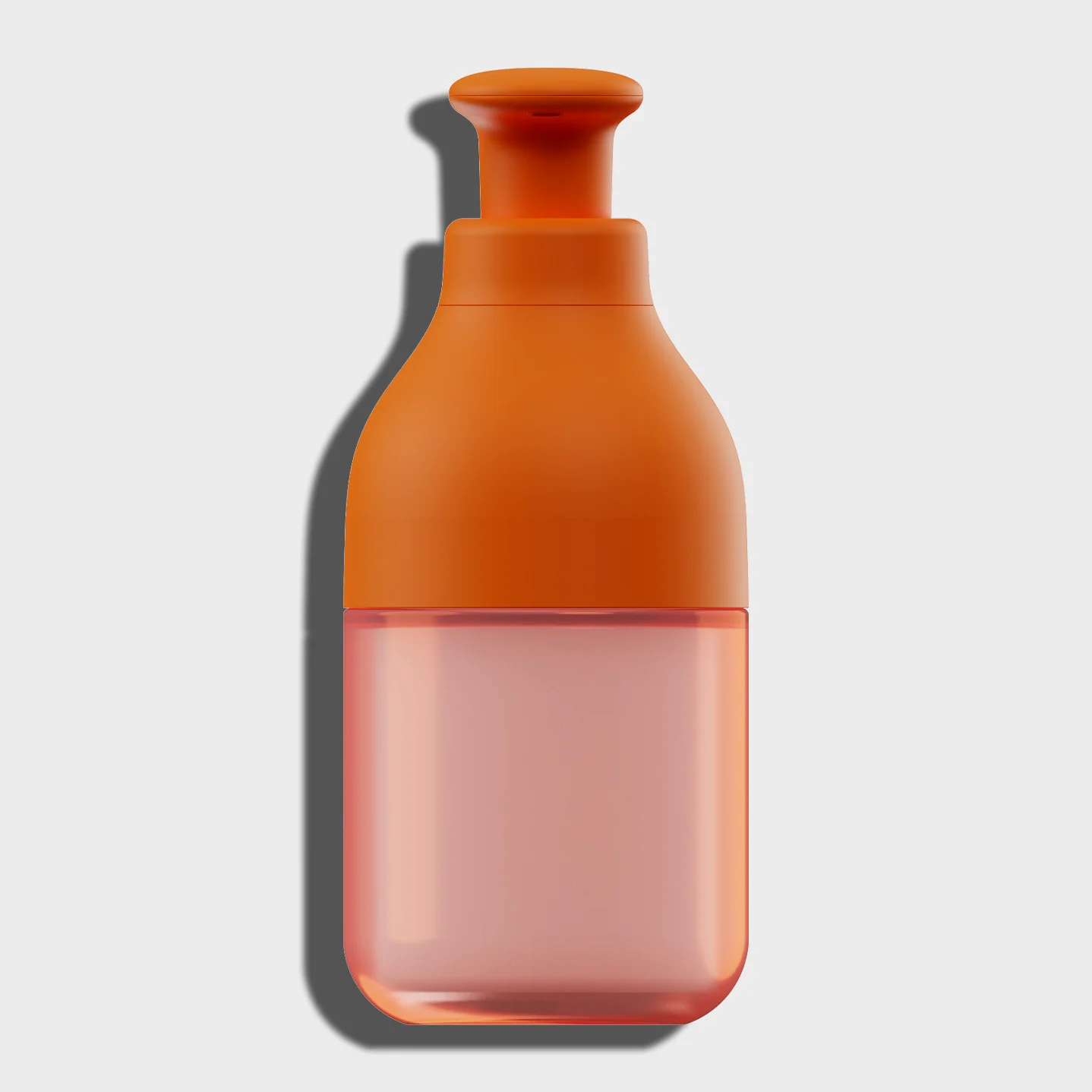 Orange Body Wash Bottle - Image 2